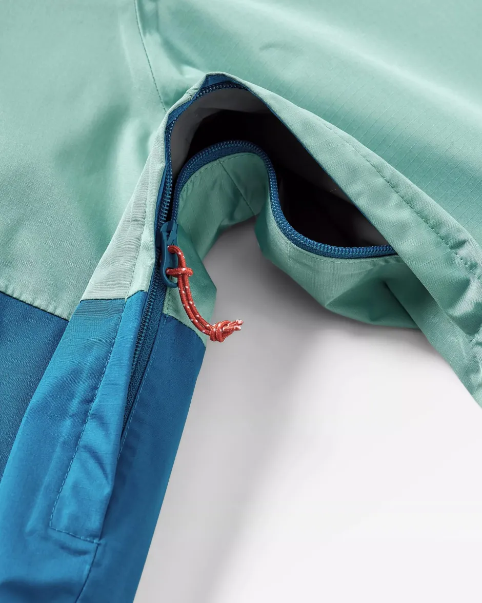 Activewear>Passenger Scene Water Resistant Recycled Jacket Shallow Water/ Corsair Blue