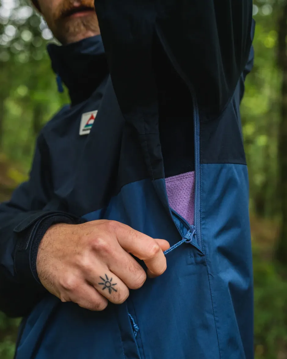 Activewear|Best Sellers>Floris van Bommel Season Water Resistant Recycled Jacket Dark Denim/ Deep Navy