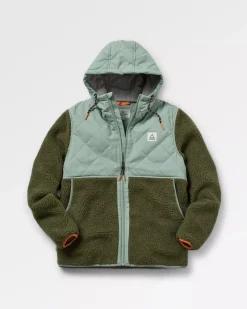 Fleece|Fleece>Passenger Sefton Recycled Deep-Pile Sherpa Fleece Khaki