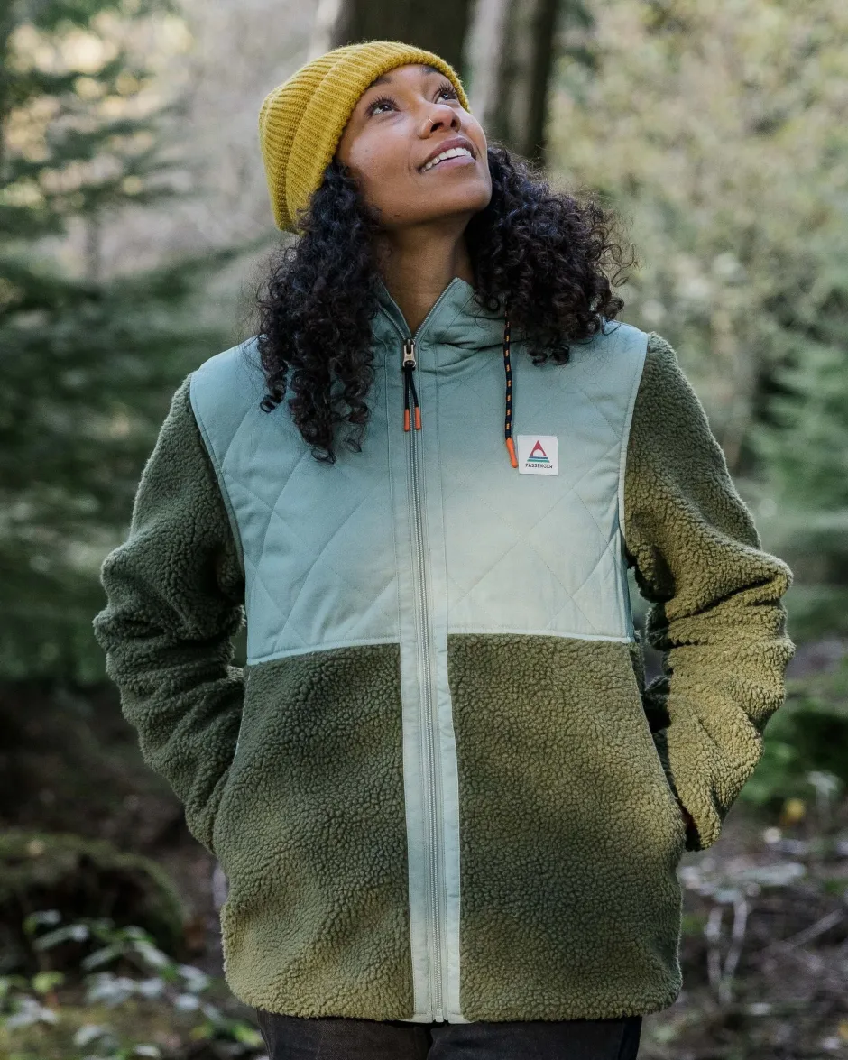 Fleece|Fleece>Passenger Sefton Recycled Deep-Pile Sherpa Fleece Khaki