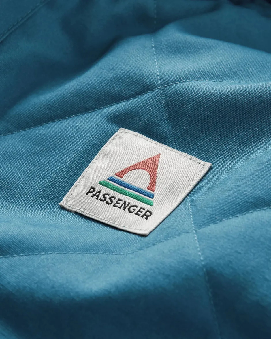 Fleece|Fleece>Passenger Sefton Recycled Deep-Pile Sherpa Fleece Homespun Dark Denim