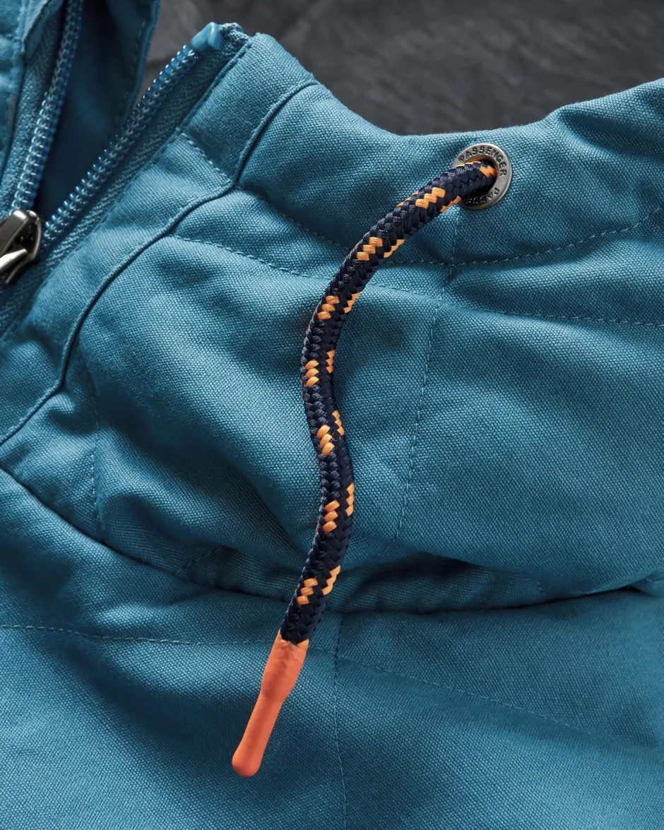 Fleece|Fleece>Passenger Sefton Recycled Deep-Pile Sherpa Fleece Homespun Dark Denim