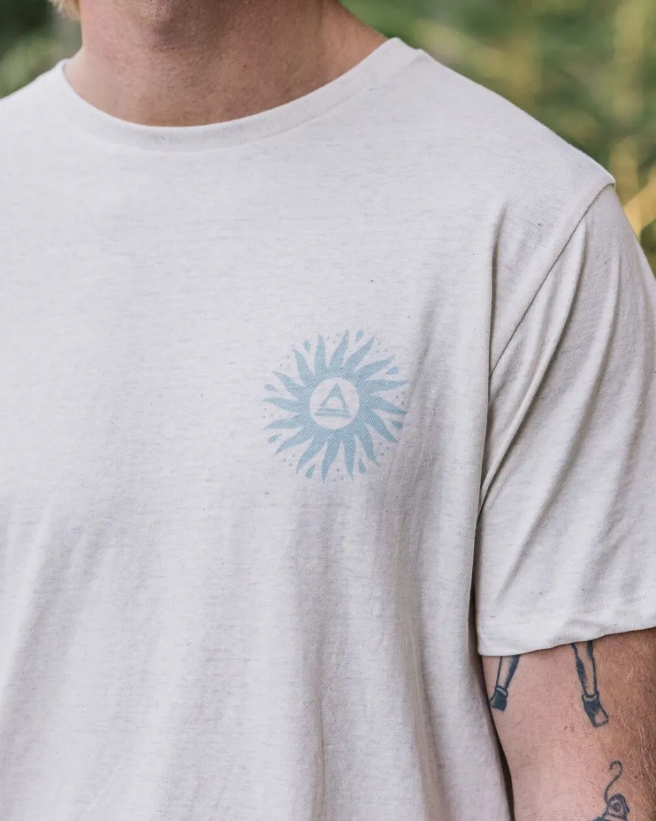 T-Shirts & Tank Tops|Men's Outlet>Passenger Shine Organic Cotton T-Shirt Milky Marl