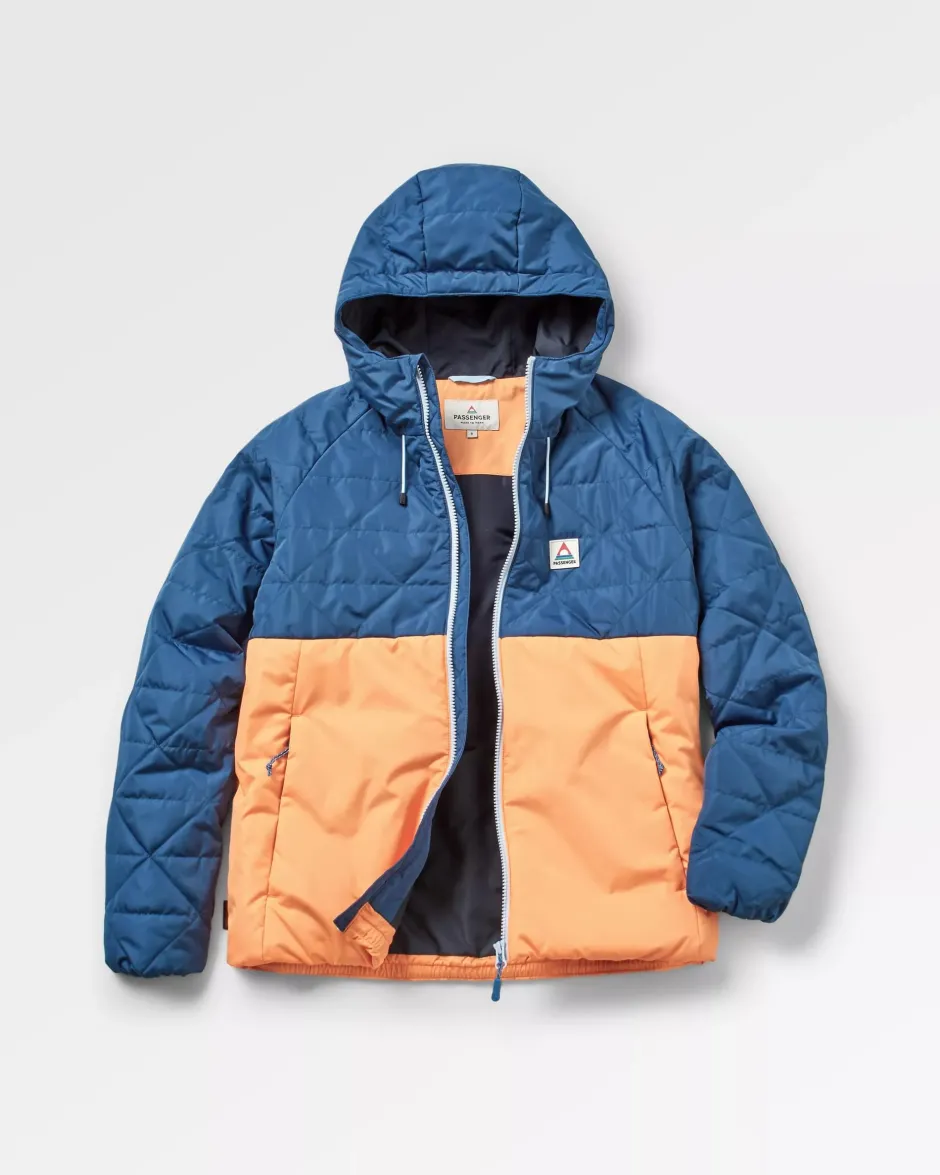 Water Resistant|Insulated>Passenger Singletrack Recycled Thermore® Insulated Jacket Dark Denim/ Apricot