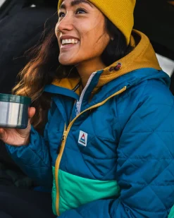 Water Resistant|Insulated>Passenger Singletrack Recycled Thermore® Insulated Jacket Corsair Blue/ Jungle Green