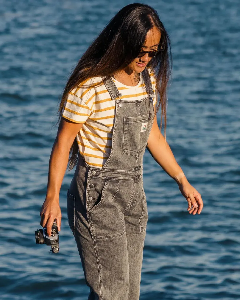 Tops & T-Shirts|Women's Outlet>Passenger Skye Stripe T-Shirt Honey