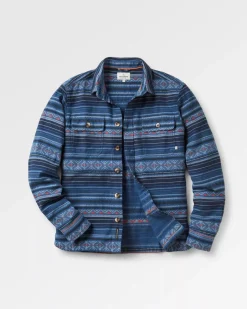 Shirts|Best Sellers>Passenger Slowdown Heavyweight Overshirt Dark Denim
