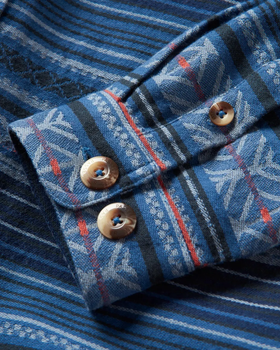 Shirts|Best Sellers>Passenger Slowdown Heavyweight Overshirt Dark Denim
