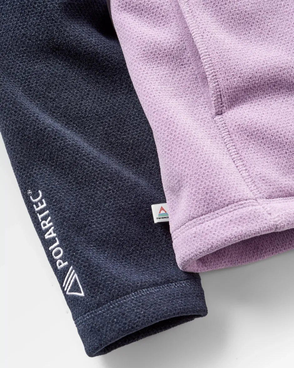 Fleece|Fleece>Passenger Snowdrop Pullover Recycled Polartec® Fleece Lilac/ Deep Navy