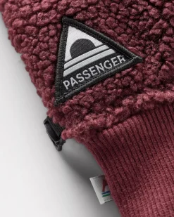 Accessories|Men's Outlet>Passenger Snowfall 2.0 Recycled Sherpa Gloves Wine