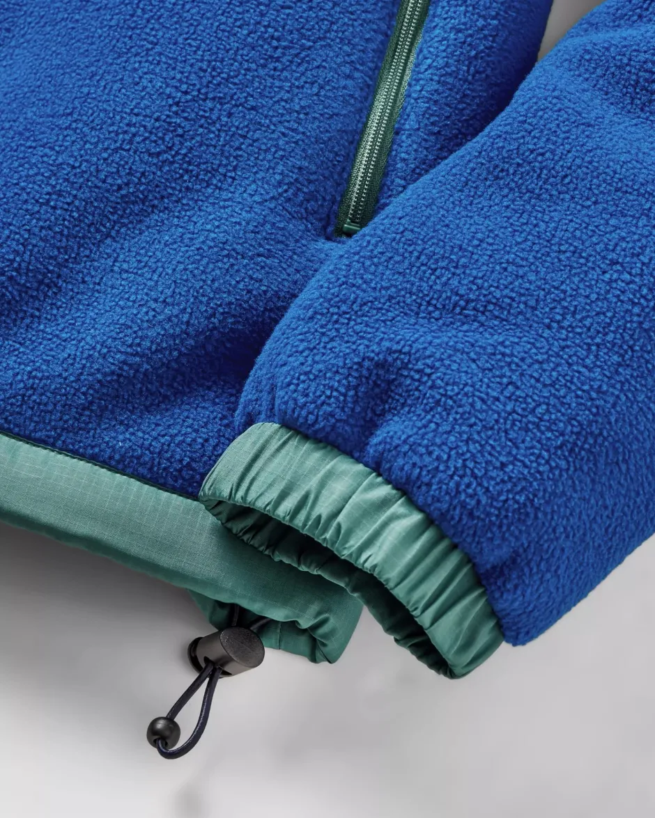 Fleece|Fleece>Passenger Solace Recycled Sherpa-Lined Polar Fleece True Blue