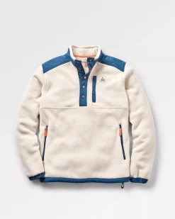 Fleece|Fleece>Passenger Solace Recycled Sherpa-Lined Polar Fleece Vintage White