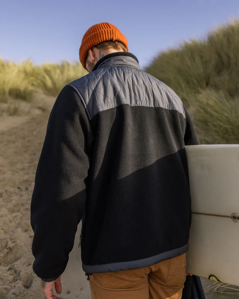 Fleece|Fleece>Passenger Solace Recycled Sherpa-Lined Polar Fleece Black