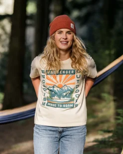 Tops & T-Shirts>Passenger Solitude Recycled Cotton Oversized T-Shirt Birch