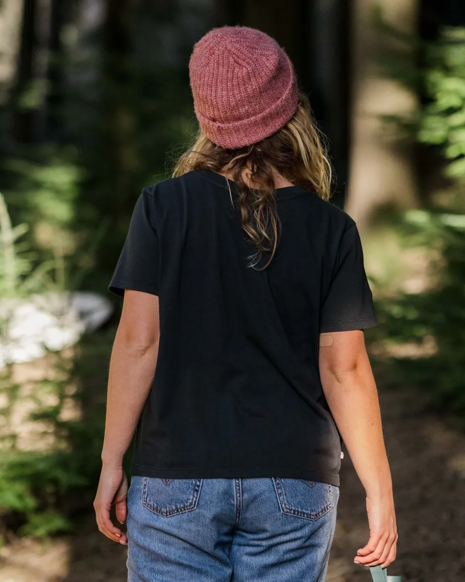 Tops & T-Shirts>Passenger Solitude Recycled Cotton Oversized T-Shirt Black