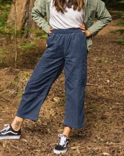 Dungarees & Pants>Passenger Someday Cord Trouser Dark Denim