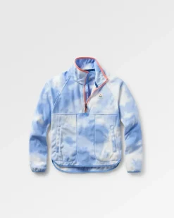 Fleece|Fleece>Passenger Sorrel Recycled Polar Fleece Tie Dye Cornflower