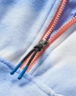 Fleece|Fleece>Passenger Sorrel Recycled Polar Fleece Tie Dye Cornflower