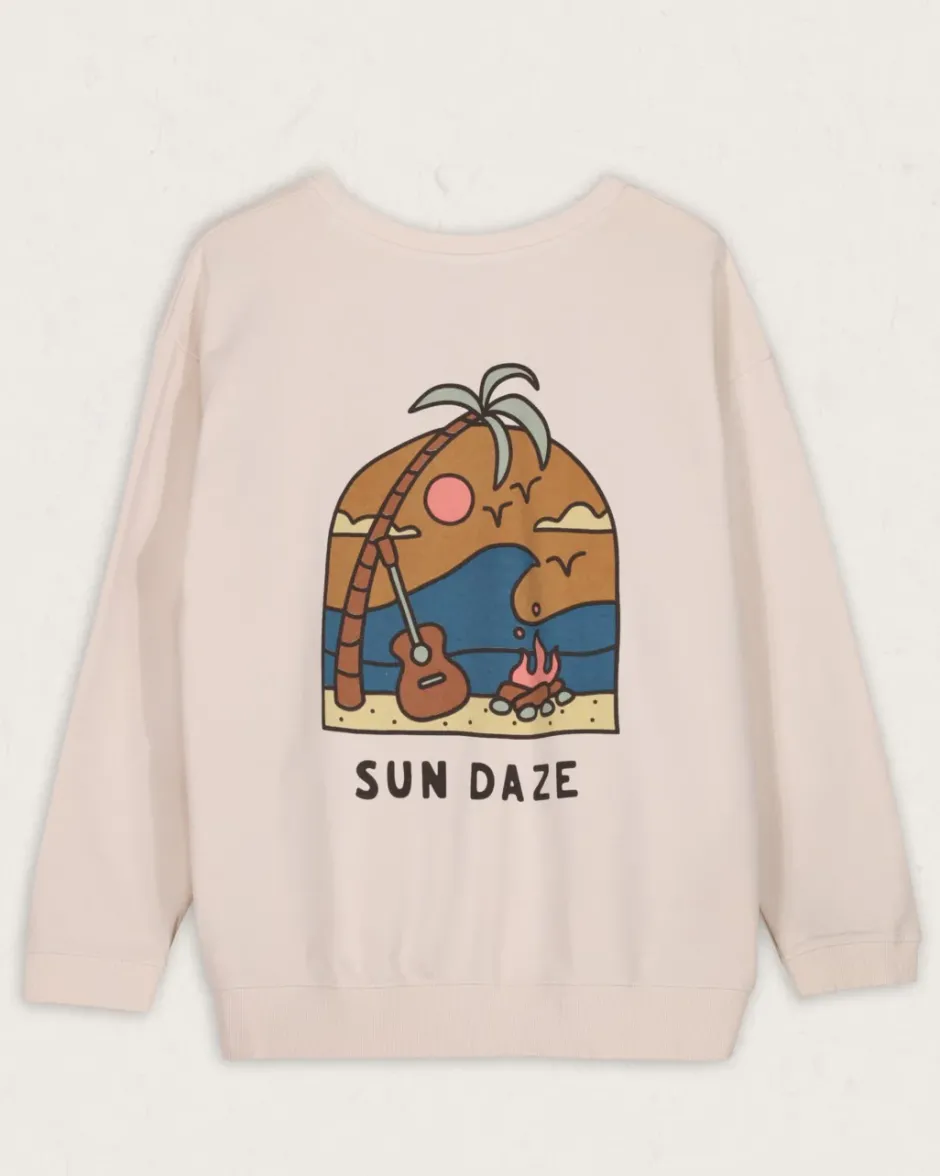 Hoodies & Sweatshirts|Women's Outlet>Passenger Sundaze Recycled Cotton Sweatshirt Birch