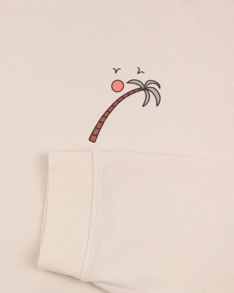 Hoodies & Sweatshirts|Women's Outlet>Passenger Sundaze Recycled Cotton Sweatshirt Birch