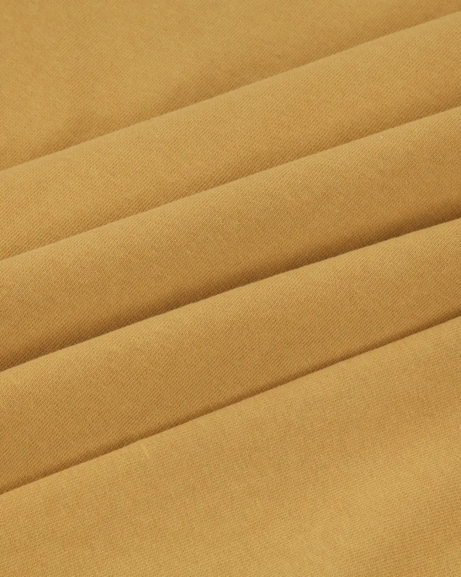 Hoodies & Sweatshirts|Men's Outlet>Passenger Sundown Recycled Cotton Sweatshirt Mustard Gold
