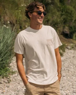 T-Shirts & Tank Tops|Men's Outlet>Passenger Sunrise Recycled Cotton T-Shirt Milky Marl