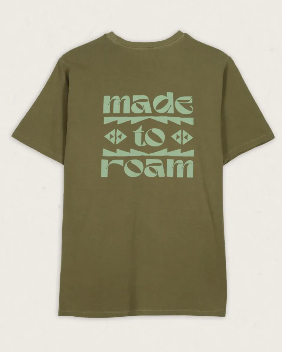 T-Shirts & Tank Tops|Men's Outlet>Floris van Bommel Sunrise Recycled Cotton T-Shirt Loden Green