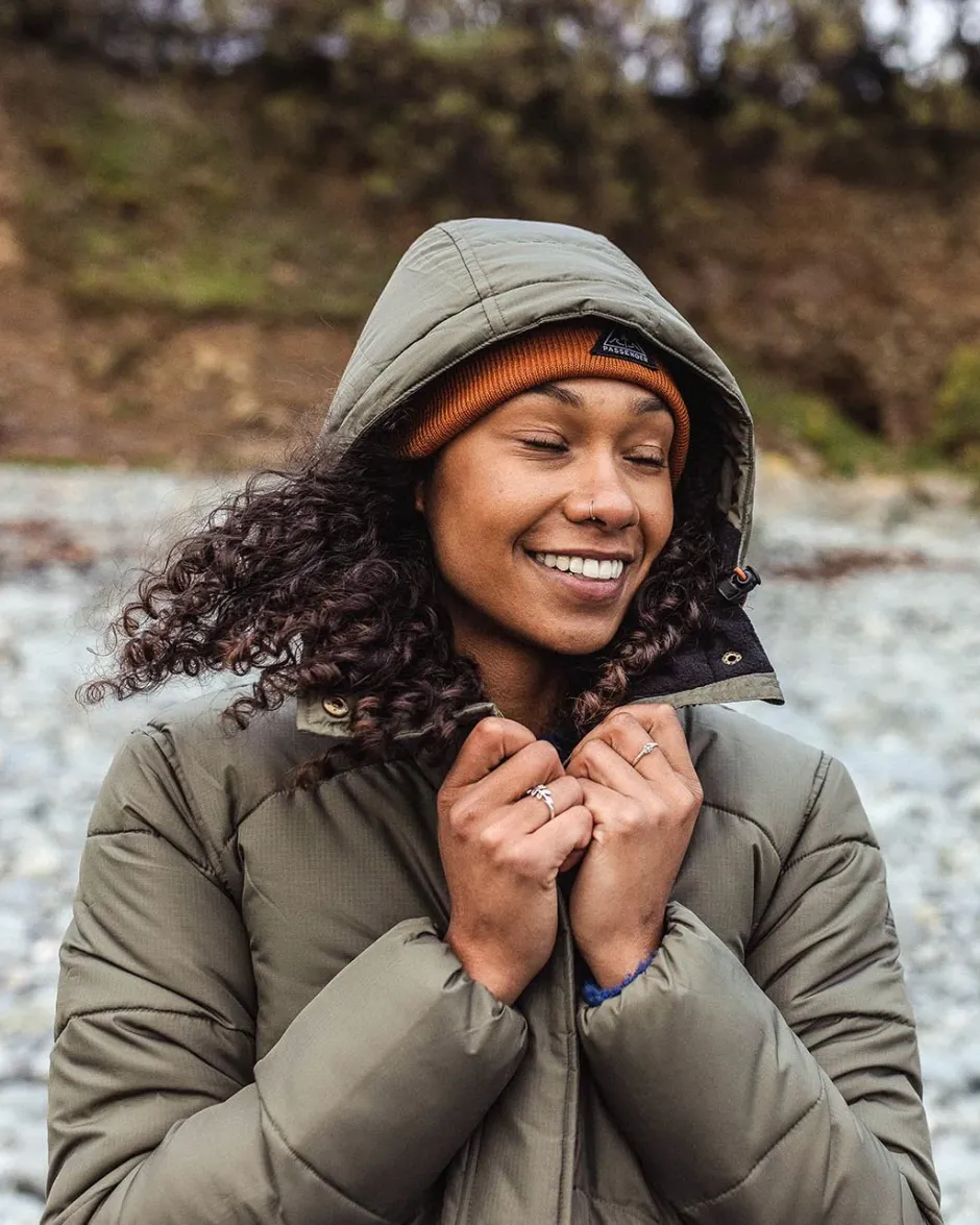 Women's Outlet|Women's>Passenger Tasman Long Recycled Insulated Jacket Dusty Olive