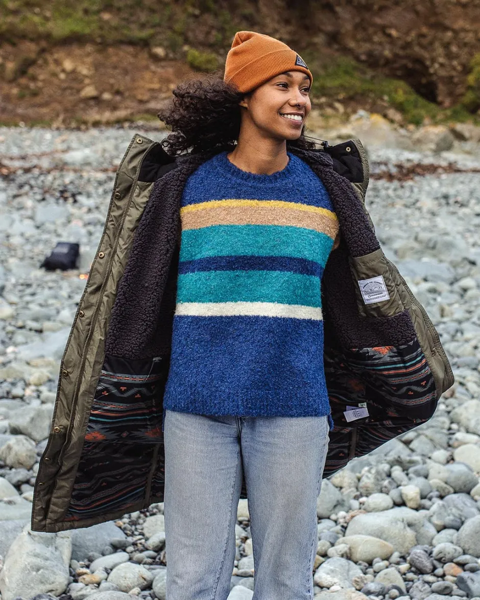 Women's Outlet|Women's>Passenger Tasman Long Recycled Insulated Jacket Dusty Olive