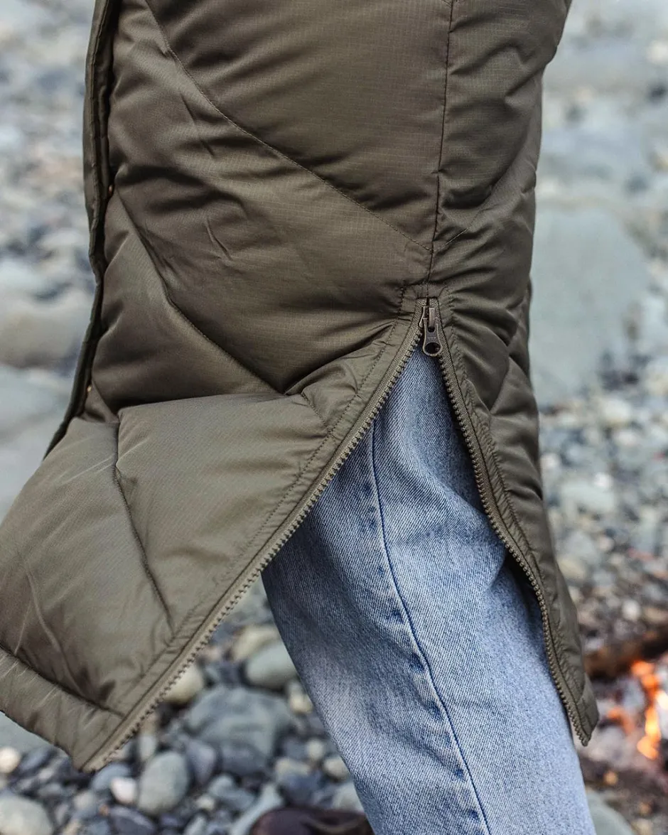Women's Outlet|Women's>Passenger Tasman Long Recycled Insulated Jacket Dusty Olive