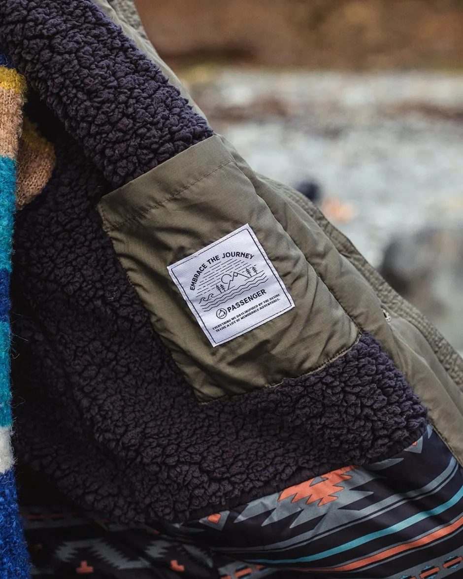 Women's Outlet|Women's>Passenger Tasman Long Recycled Insulated Jacket Dusty Olive