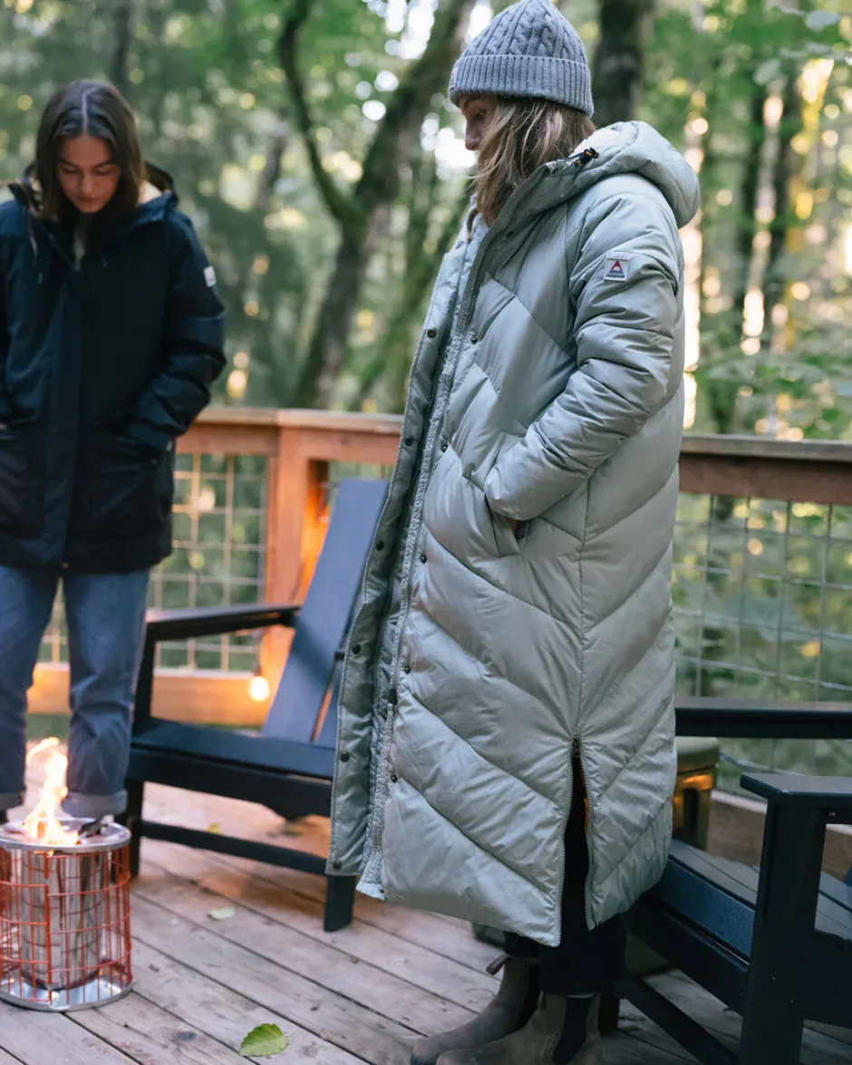 Insulated|Women's Outlet>Passenger Tasman Recycled 2.0 Long Insulated Jacket Pistachio