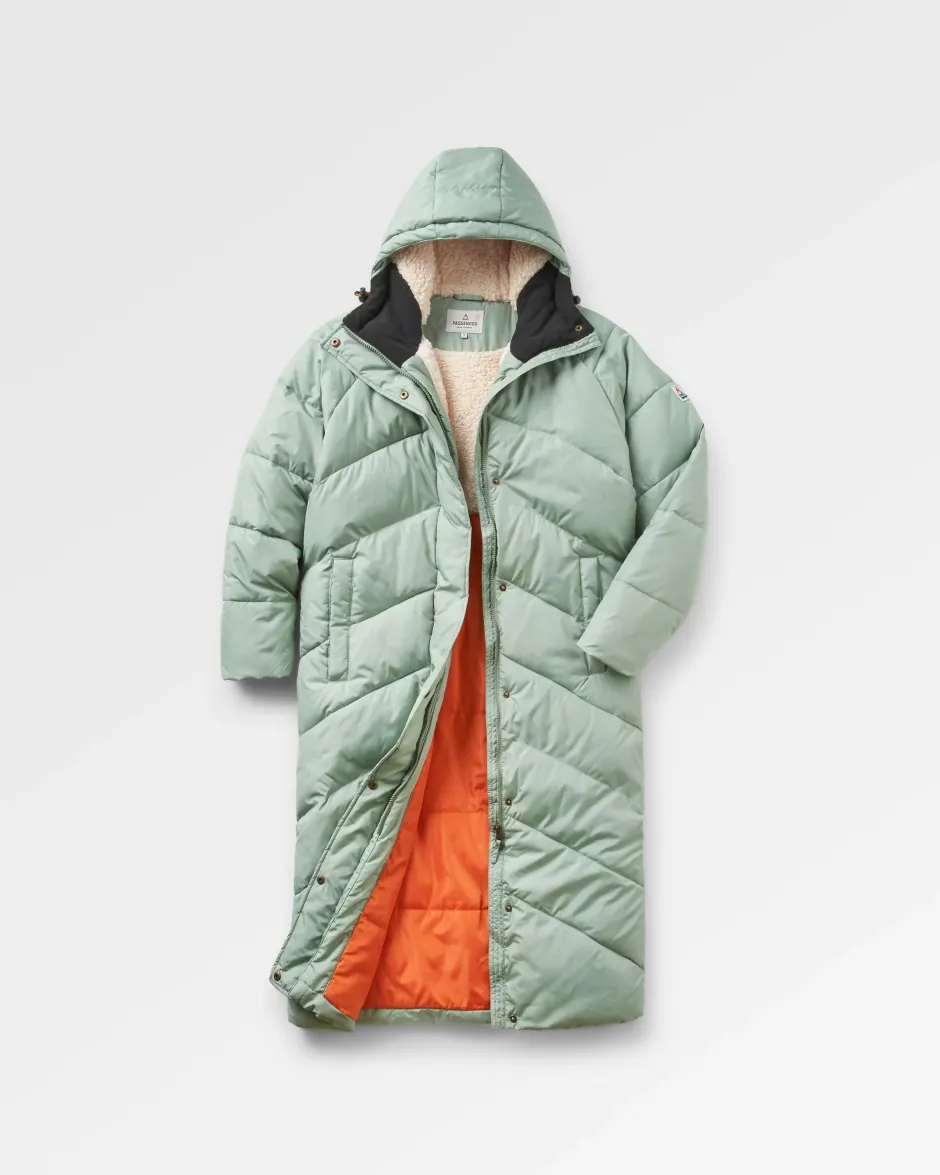 Insulated|Women's Outlet>Passenger Tasman Recycled 2.0 Long Insulated Jacket Pistachio