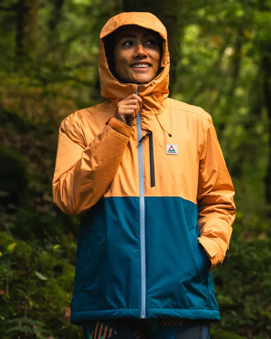 Insulated|Activewear>Passenger Terrain Insulated Water Resistant Jacket Corsair Blue/ Apricot