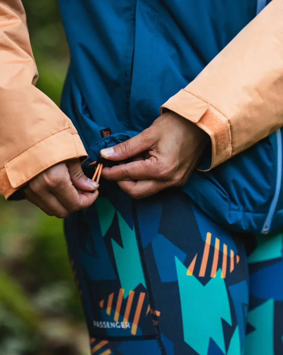 Insulated|Activewear>Passenger Terrain Insulated Water Resistant Jacket Corsair Blue/ Apricot