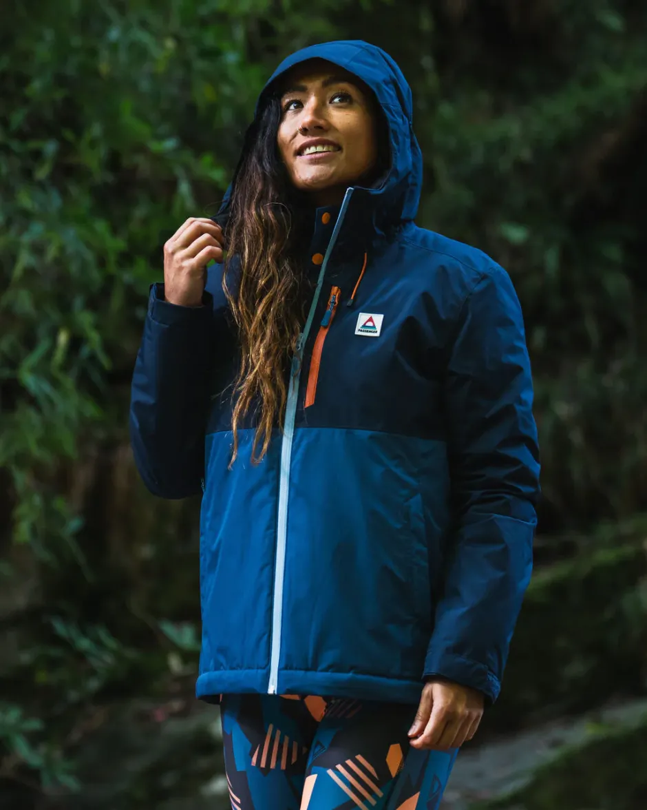 Insulated|Activewear>Passenger Terrain Insulated Water Resistant Jacket Dark Denim/ Deep Navy