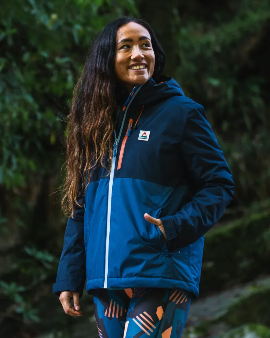 Insulated|Activewear>Passenger Terrain Insulated Water Resistant Jacket Dark Denim/ Deep Navy