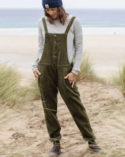 Dungarees & Pants|Women's Outlet>Passenger Tiaga Cord Dungarees Khaki
