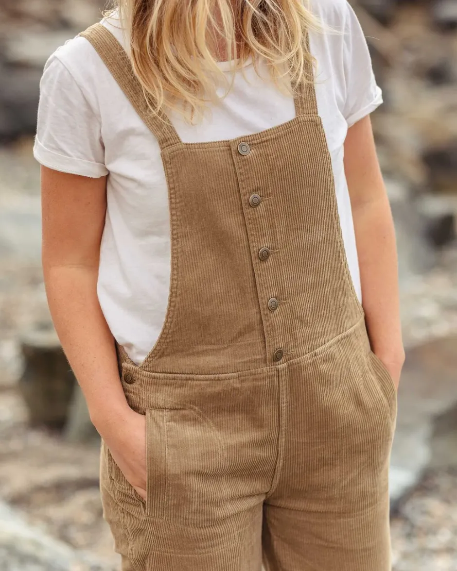 Dungarees & Pants|Women's Outlet>Passenger Tiaga Cord Dungarees Biscuit