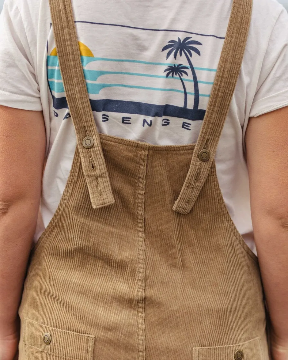 Dungarees & Pants|Women's Outlet>Passenger Tiaga Cord Dungarees Biscuit