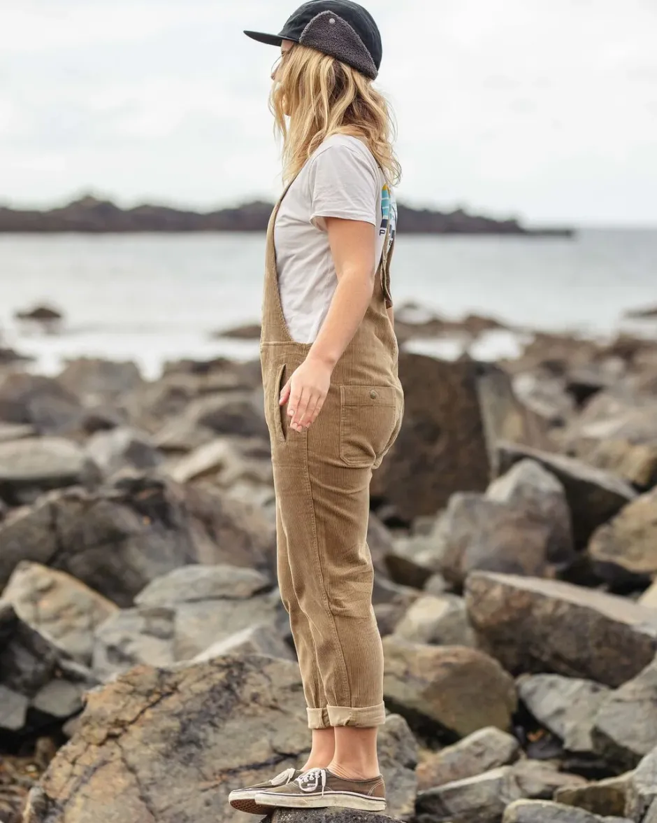 Dungarees & Pants|Women's Outlet>Passenger Tiaga Cord Dungarees Biscuit