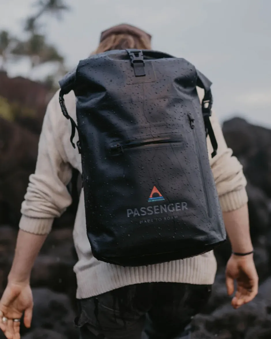 Surf Accessories|Surf Accessories>Floris van Bommel Tide 25L Recycled Dry Bag Backpack Black