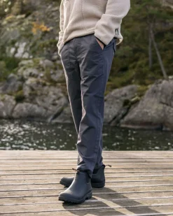 Pants|Men's Outlet>Floris van Bommel Timeless Crop Trouser Charcoal