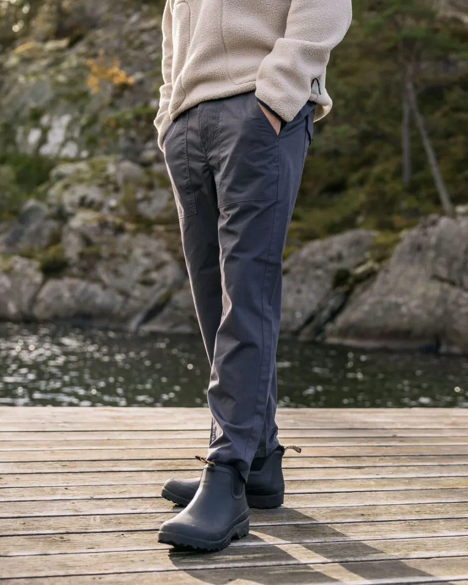 Pants|Men's Outlet>Floris van Bommel Timeless Crop Trouser Charcoal