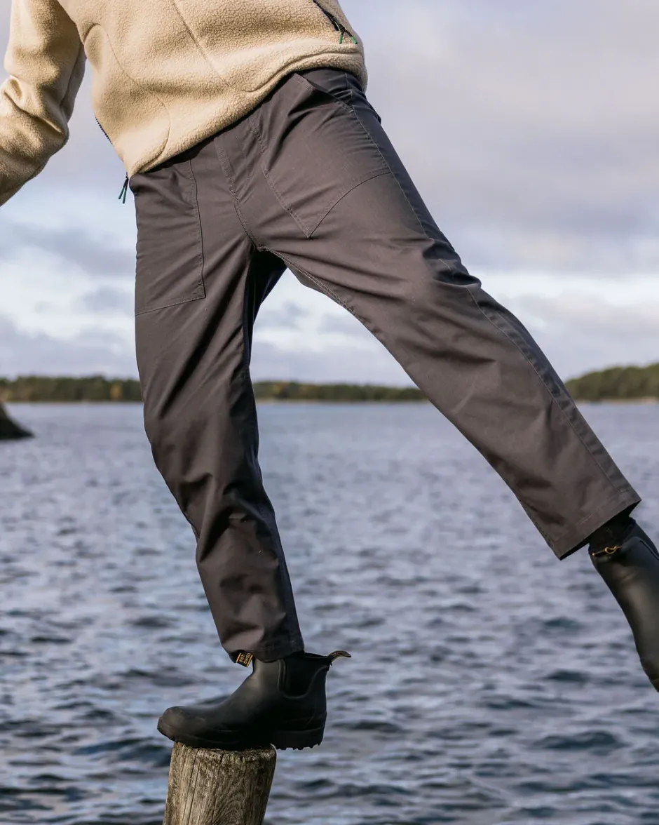 Pants|Men's Outlet>Floris van Bommel Timeless Crop Trouser Charcoal