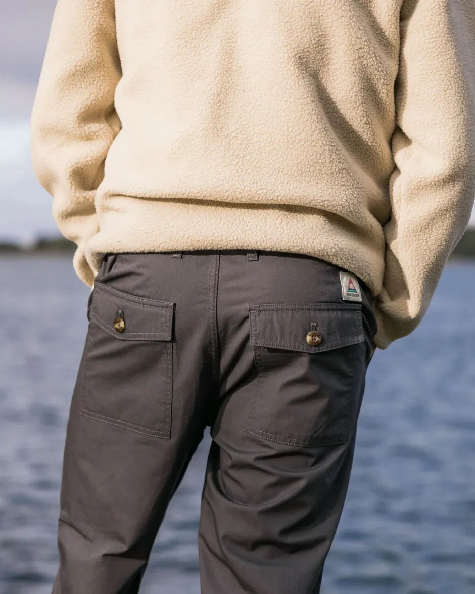 Pants|Men's Outlet>Floris van Bommel Timeless Crop Trouser Charcoal