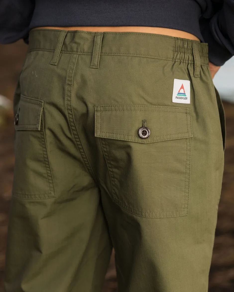 Pants|Men's Outlet>Floris van Bommel Timeless Crop Trouser Khaki