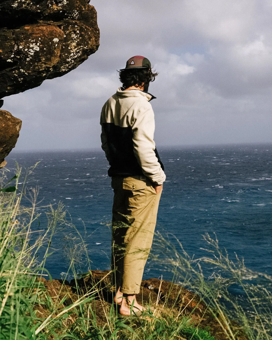 Pants|Men's Outlet>Floris van Bommel Timeless Organic Cotton Crop Pants Biscuit