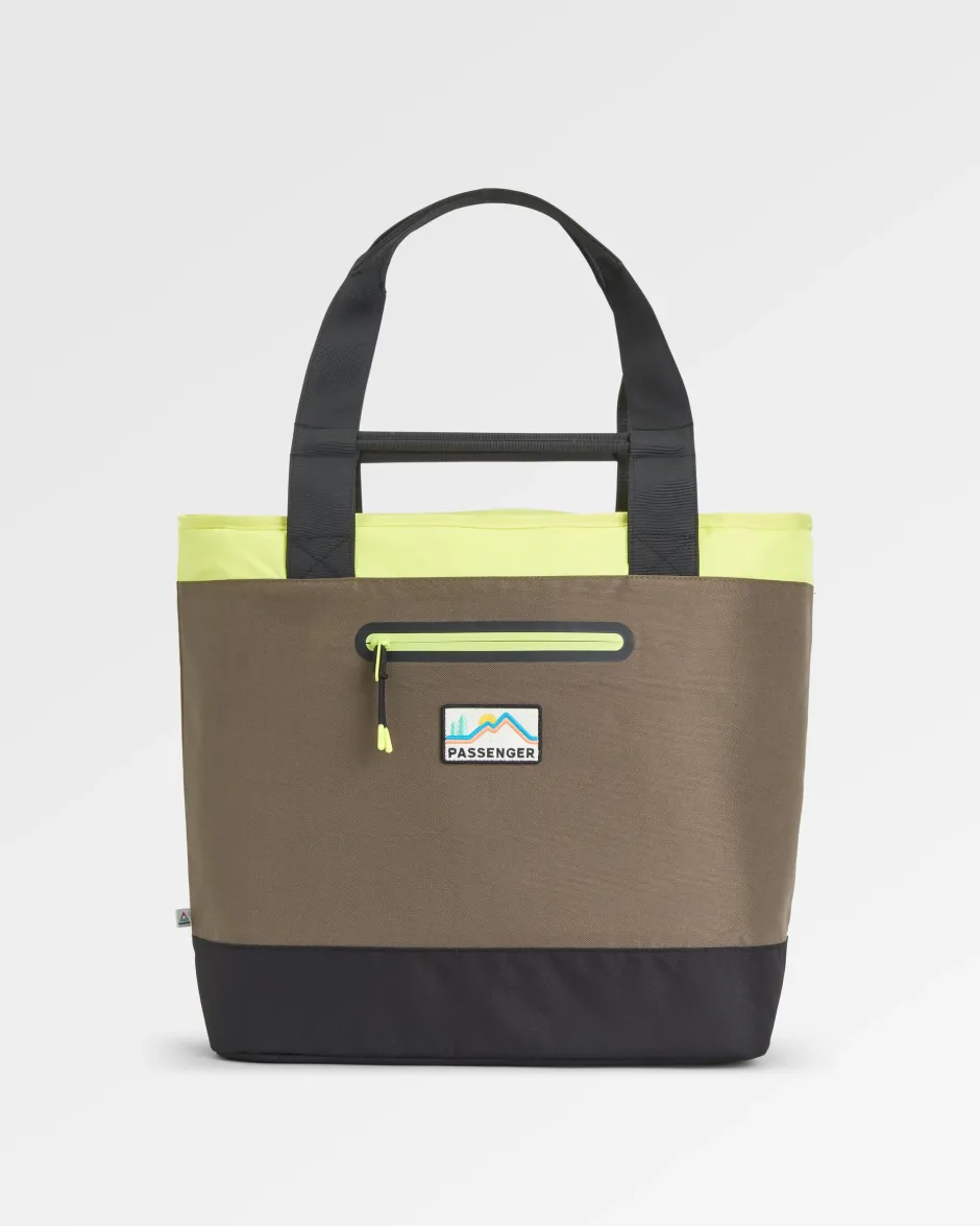 Backpacks & Bags|Backpacks & Bags>Floris van Bommel Tote Recycled Cooler Bag Khaki Multi