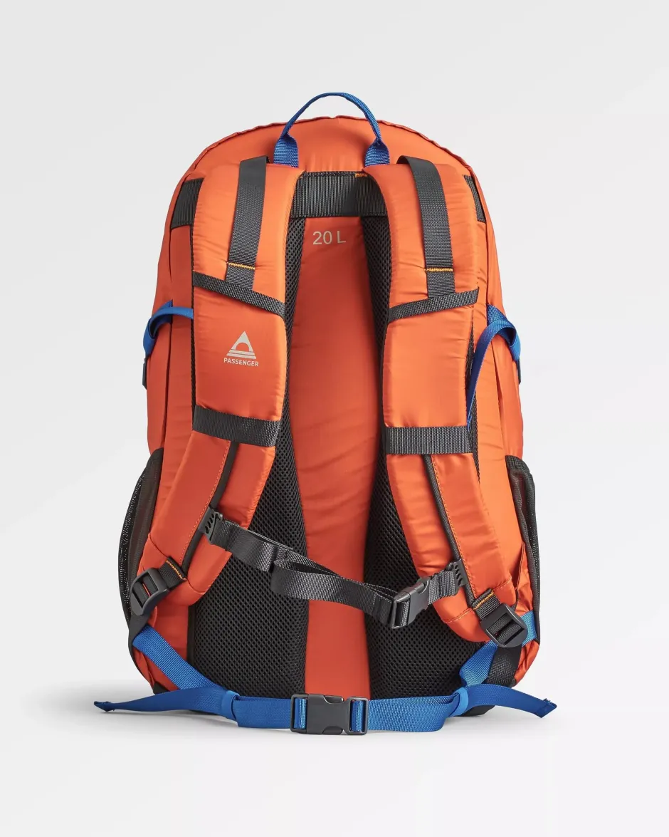 Accessories|Backpacks & Bags>Floris van Bommel Track Recycled 20L Backpack Rust